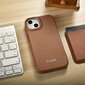 iCarer Leather iPhone 14 Plus Flip Magnetic MagSafe Brown (WMI14220715-BN) hind ja info | Telefoni kaaned, ümbrised | kaup24.ee