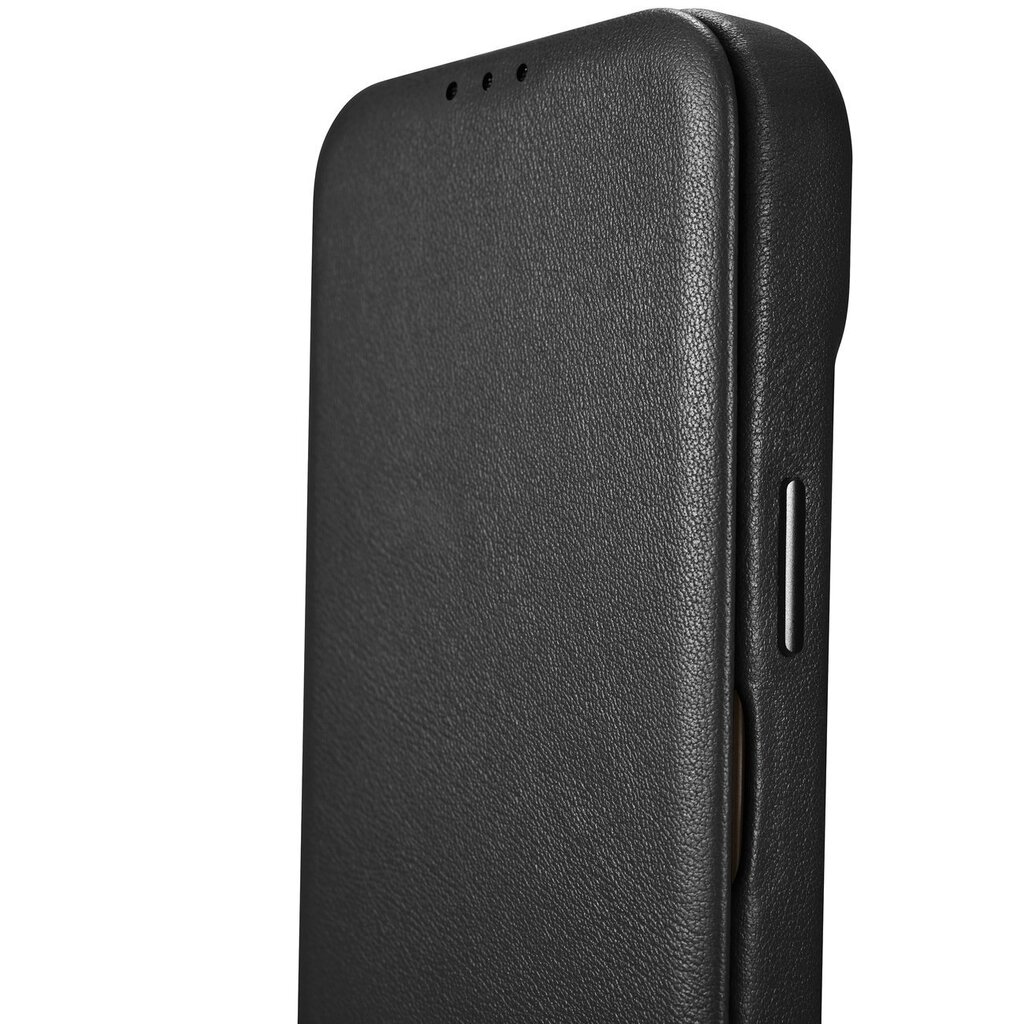 iCarer Leather iPhone 14 Plus Flip Magnetic MagSafe Black (WMI14220715-BK) hind ja info | Telefoni kaaned, ümbrised | kaup24.ee