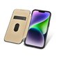 iCarer Leather iPhone 14 Plus Flip Magnetic MagSafe Black (WMI14220715-BK) hind ja info | Telefoni kaaned, ümbrised | kaup24.ee