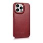 iCarer Leather iPhone 14 Pro Max Flip Magnetic MagSafe Red (AKI14220708-RD) цена и информация | Telefoni kaaned, ümbrised | kaup24.ee