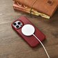 iCarer Leather iPhone 14 Pro Max Flip Magnetic MagSafe Red (AKI14220708-RD) цена и информация | Telefoni kaaned, ümbrised | kaup24.ee