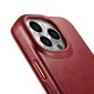 iCarer Leather iPhone 14 Pro Max Flip Magnetic MagSafe Red (AKI14220708-RD) цена и информация | Telefoni kaaned, ümbrised | kaup24.ee