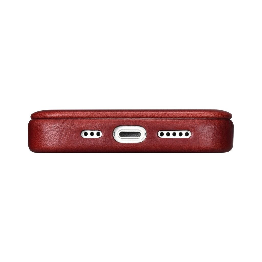 iCarer Leather iPhone 14 Pro Max Flip Magnetic MagSafe Red (AKI14220708-RD) hind ja info | Telefoni kaaned, ümbrised | kaup24.ee