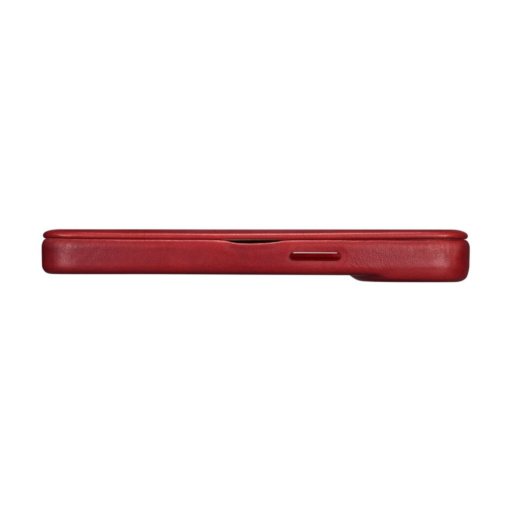 iCarer Leather iPhone 14 Pro Max Flip Magnetic MagSafe Red (AKI14220708-RD) цена и информация | Telefoni kaaned, ümbrised | kaup24.ee