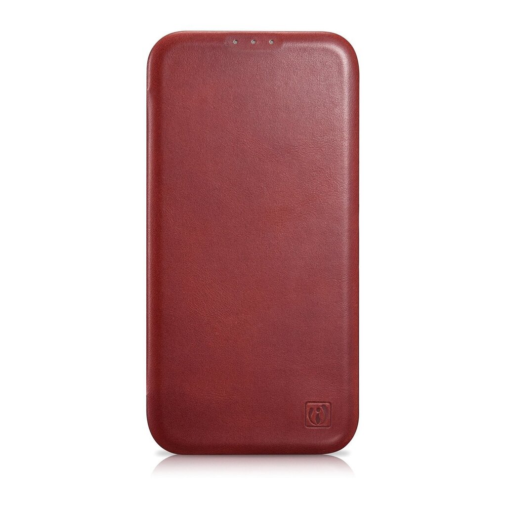 iCarer Leather iPhone 14 Pro Max Flip Magnetic MagSafe Red (AKI14220708-RD) hind ja info | Telefoni kaaned, ümbrised | kaup24.ee