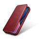 iCarer Leather iPhone 14 Pro Max Flip Magnetic MagSafe Red (AKI14220708-RD) цена и информация | Telefoni kaaned, ümbrised | kaup24.ee