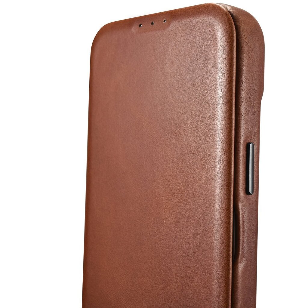 iCarer Leather iPhone 14 Plus magnetic flip MagSafe brown (AKI14220707-BN) hind ja info | Telefoni kaaned, ümbrised | kaup24.ee