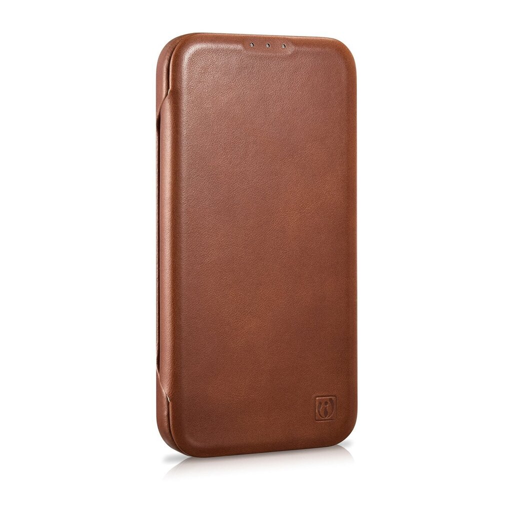 iCarer Leather iPhone 14 Plus magnetic flip MagSafe brown (AKI14220707-BN) hind ja info | Telefoni kaaned, ümbrised | kaup24.ee