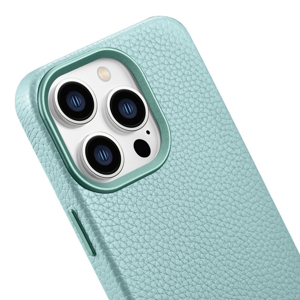 iCarer Litchi Leather iPhone 14 Pro Max Magnetic MagSafe Green (WMI14220712-GN) цена и информация | Telefoni kaaned, ümbrised | kaup24.ee