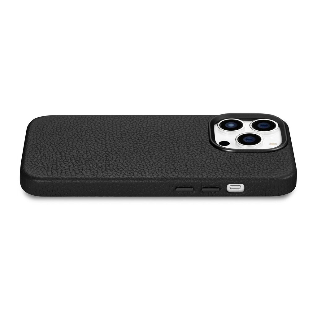 iCarer Litchi Leather iPhone 14 Pro Max Magnetic with MagSafe Black (WMI14220712-BK) цена и информация | Telefoni kaaned, ümbrised | kaup24.ee