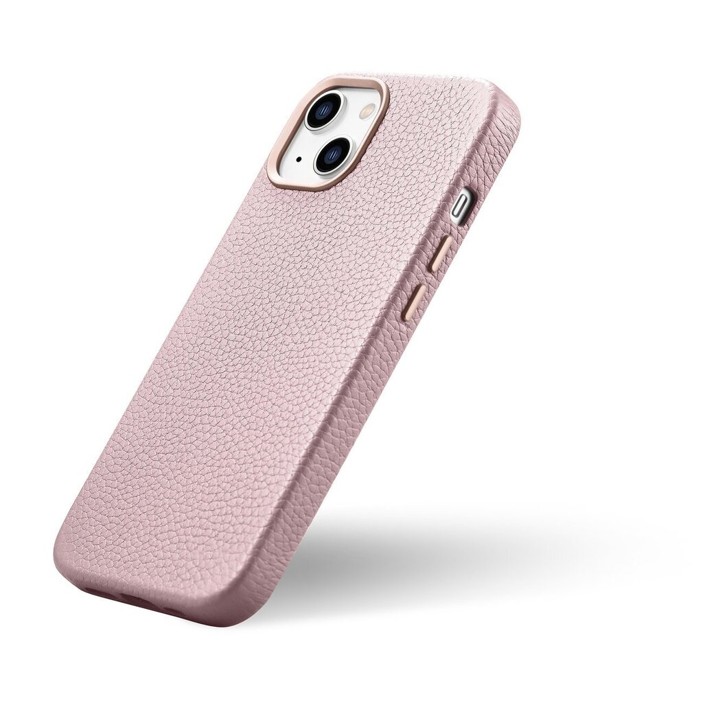 iCarer Litchi Leather iPhone 14 Plus Magnetic MagSafe pink (WMI14220711-PK) hind ja info | Telefoni kaaned, ümbrised | kaup24.ee