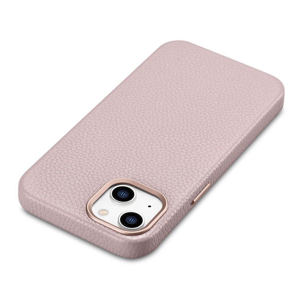 iCarer Litchi Leather iPhone 14 Plus Magnetic MagSafe pink (WMI14220711-PK) цена и информация | Telefoni kaaned, ümbrised | kaup24.ee