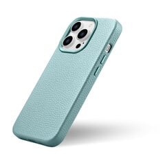 Кожаный чехол iCarer Litchi для iPhone 14 Pro с магнитным MagSafe, зеленый (WMI14220710-GN) цена и информация | Чехлы для телефонов | kaup24.ee