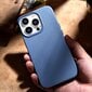 iCarer Litchi Leather iPhone 14 Pro Magnetic MagSafe Light Blue (WMI14220710-LB) hind ja info | Telefoni kaaned, ümbrised | kaup24.ee