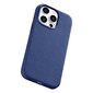 iCarer Leather iPhone 14 Pro Blue (WMI14220706-BU) (MagSafe Compatible) hind ja info | Telefoni kaaned, ümbrised | kaup24.ee