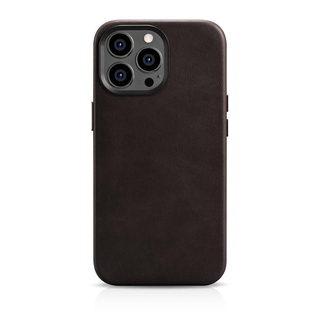 iCarer Leather Leather iPhone 14 Pro Max Magnetic with MagSafe brown (WMI14220704-BN) цена и информация | Telefoni kaaned, ümbrised | kaup24.ee