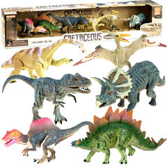 Набор фигурок динозавров, 6 шт. цена и информация | Игрушки для мальчиков | kaup24.ee