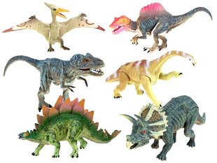 Dinosauruse kujukeste komplekt, 6 tk. цена и информация | Игрушки для мальчиков | kaup24.ee