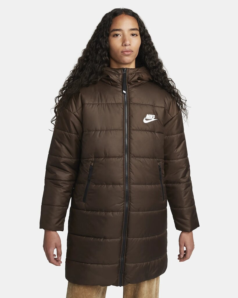 Nike naiste parka NSW SYN TF RPL HD PARKA, tumepruun hind ja info | Naiste joped ja parkad | kaup24.ee