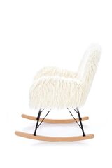 Кресло-качалка Halmar Austin, белого цвета цена и информация | Кресла в гостиную | kaup24.ee