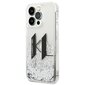 Karl Lagerfeld KLHCP14LLBKLCS iPhone 14 Pro jaoks, läbipaistev hind ja info | Telefoni kaaned, ümbrised | kaup24.ee