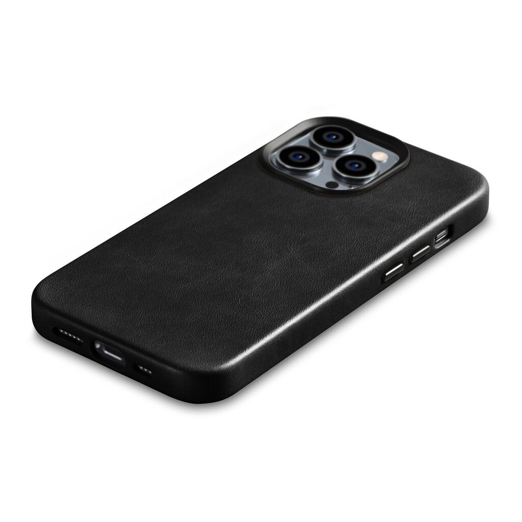 iCarer Leather Leather iPhone 14 Pro Max Magnetic with MagSafe black (WMI14220704-BK) hind ja info | Telefoni kaaned, ümbrised | kaup24.ee