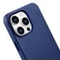 iCarer Leather iPhone 14 Pro Max Blue (WMI14220708-BU) (MagSafe Compatible) hind ja info | Telefoni kaaned, ümbrised | kaup24.ee