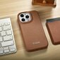 iCarer Leather iPhone 14 Pro Max Flip Magnetic MagSafe Leather Brown (WMI14220716-BN) hind ja info | Telefoni kaaned, ümbrised | kaup24.ee