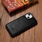 iCarer Leather iPhone 14 Plus (MagSafe Compatible) black (WMI14220719-BK) цена и информация | Telefoni kaaned, ümbrised | kaup24.ee