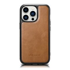 iCarer Leather iPhone 14 Pro Max (MagSafe compatible) brown (WMI14220720-TN) hind ja info | Telefoni kaaned, ümbrised | kaup24.ee