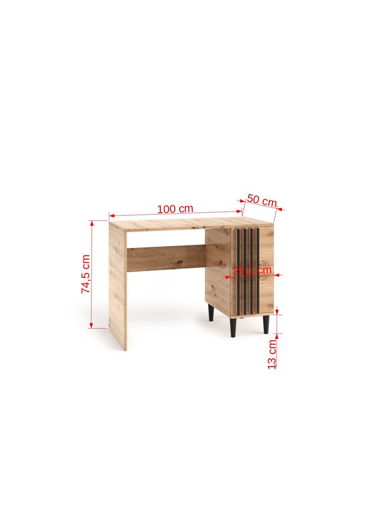 Kirjutuslaud ADRK Furniture LIV07, pruun hind ja info | Arvutilauad, kirjutuslauad | kaup24.ee