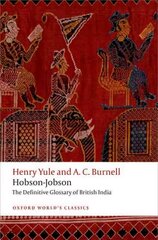 Hobson-Jobson: The Definitive Glossary of British India hind ja info | Võõrkeele õppematerjalid | kaup24.ee