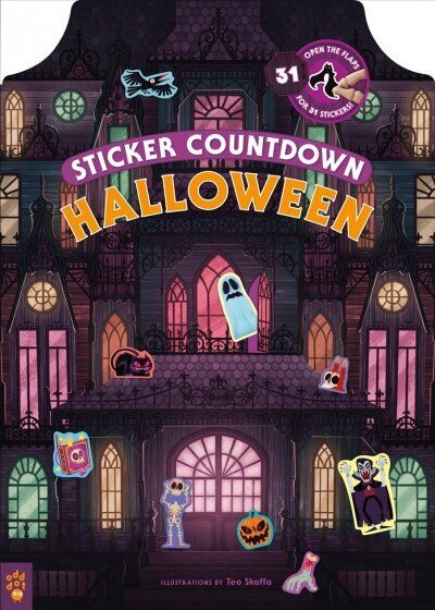 Sticker Countdown Halloween цена и информация | Väikelaste raamatud | kaup24.ee