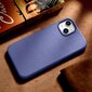 iCarer Leather iPhone 14 Plus light purple (MagSafe compatible) цена и информация | Telefoni kaaned, ümbrised | kaup24.ee