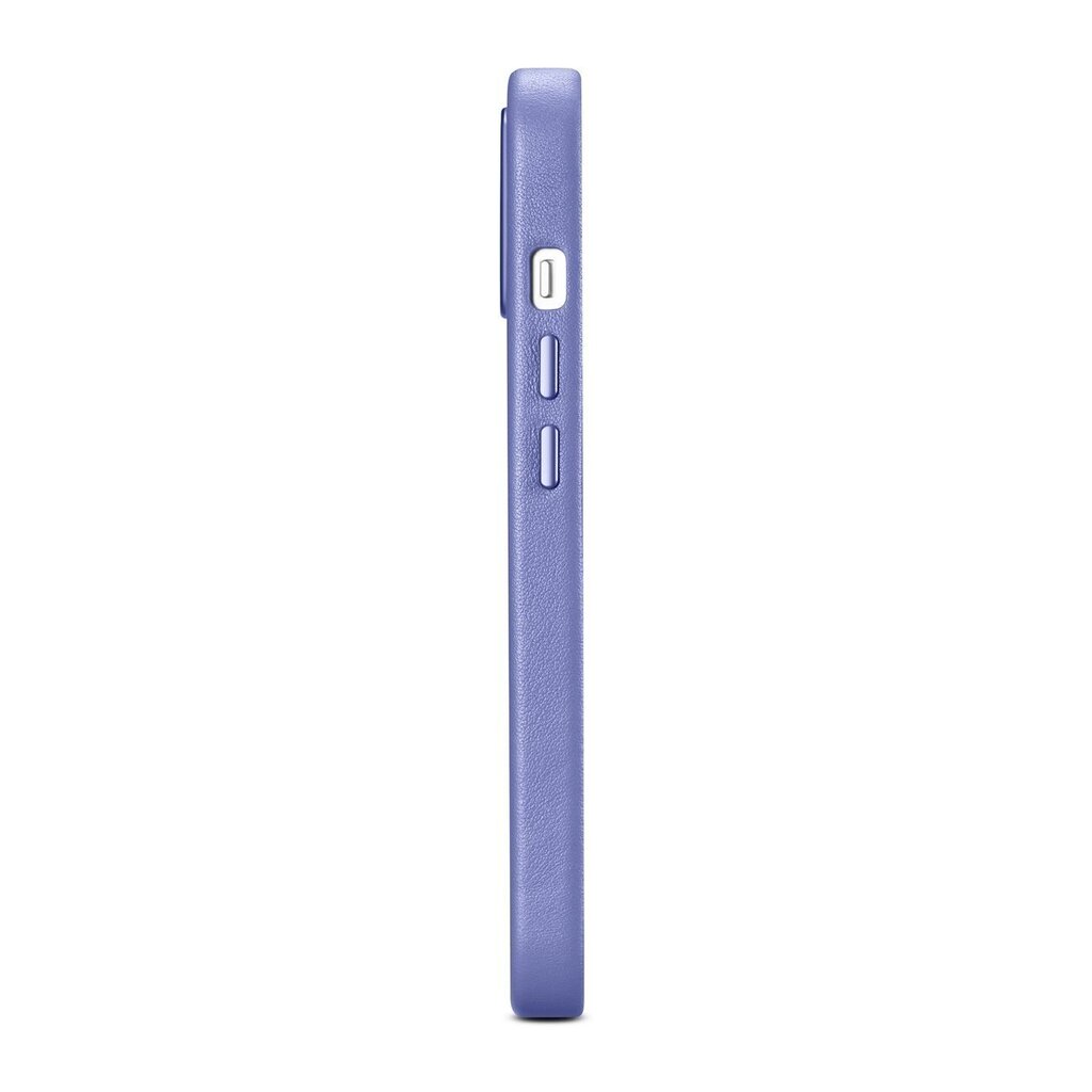 iCarer Leather iPhone 14 Plus light purple (MagSafe compatible) цена и информация | Telefoni kaaned, ümbrised | kaup24.ee