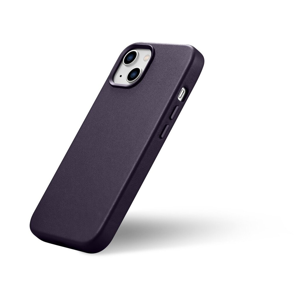 iCarer Leather iPhone 14 Plus dark purple (MagSafe compatible) цена и информация | Telefoni kaaned, ümbrised | kaup24.ee