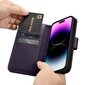 iCarer 2in1 iPhone 14 Pro Max Leather Flip Anti-RFID dark purple (WMI14220728-DP) цена и информация | Telefoni kaaned, ümbrised | kaup24.ee