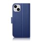 iCarer 2in1 iPhone 14 FlipAnti-RFID blue (WMI14220725-BU) цена и информация | Telefoni kaaned, ümbrised | kaup24.ee