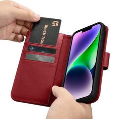 Чехол iCarer 2in1 для iPhone 14 FlipAnti-RFID, красный (WMI14220725-RD) цена и информация | Чехлы для телефонов | kaup24.ee