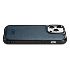 Кожаный чехол iCarer для iPhone 14 Pro Max (совместим с MagSafe), синий (WMI14220720-BU) цена и информация | Чехлы для телефонов | kaup24.ee