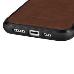 Кожаный чехол iCarer для iPhone 14 (совместим с MagSafe), коричневый (WMI14220717-BN) цена и информация | Чехлы для телефонов | kaup24.ee