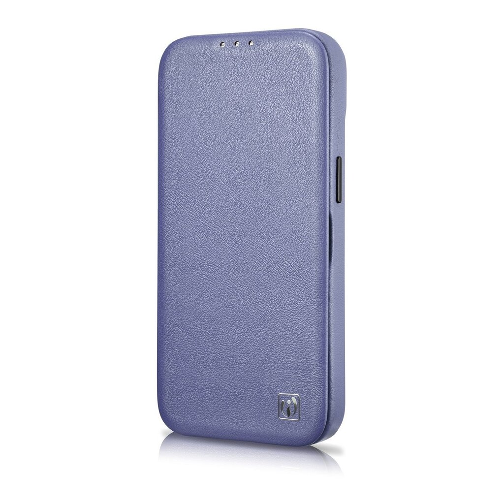 iCarer Leather iPhone 14 Pro Max Flip Magnetic MagSafe Light Purple (WMI14220716-LP) hind ja info | Telefoni kaaned, ümbrised | kaup24.ee