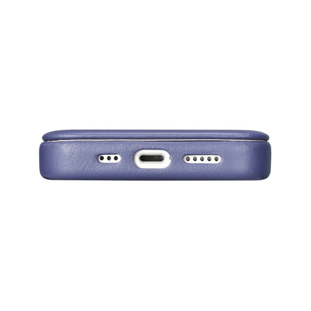 iCarer Leather iPhone 14 Plus Flip Magnetic MagSafe Light Purple (WMI14220715-LP) цена и информация | Telefoni kaaned, ümbrised | kaup24.ee