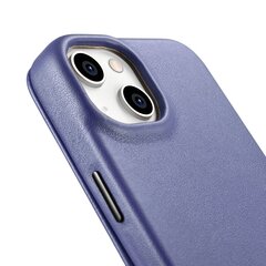 iCarer Leather iPhone 14 Plus Flip Magnetic MagSafe Light Purple (WMI14220715-LP) hind ja info | Telefoni kaaned, ümbrised | kaup24.ee