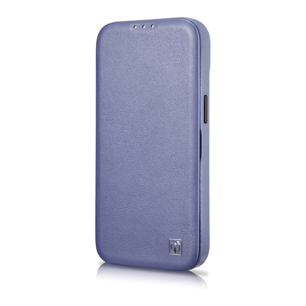 iCarer Leather iPhone 14 Plus Flip Magnetic MagSafe Light Purple (WMI14220715-LP) цена и информация | Telefoni kaaned, ümbrised | kaup24.ee