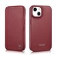 iCarer Leather iPhone 14 Plus Flip Magnetic MagSafe Red (WMI14220715-RD) hind ja info | Telefoni kaaned, ümbrised | kaup24.ee