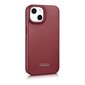 iCarer Leather iPhone 14 Plus Flip Magnetic MagSafe Red (WMI14220715-RD) цена и информация | Telefoni kaaned, ümbrised | kaup24.ee