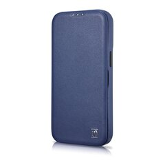 Кожаный чехол iCarer для iPhone 14 Flip с магнитным MagSafe, синий (WMI14220713-BU) цена и информация | Чехлы для телефонов | kaup24.ee