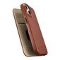 iCarer Leather iPhone 14 Flip Magnetic MagSafe Brown (AKI14220705-BN) hind ja info | Telefoni kaaned, ümbrised | kaup24.ee