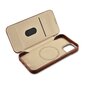 iCarer Leather iPhone 14 Flip Magnetic MagSafe Brown (AKI14220705-BN) hind ja info | Telefoni kaaned, ümbrised | kaup24.ee